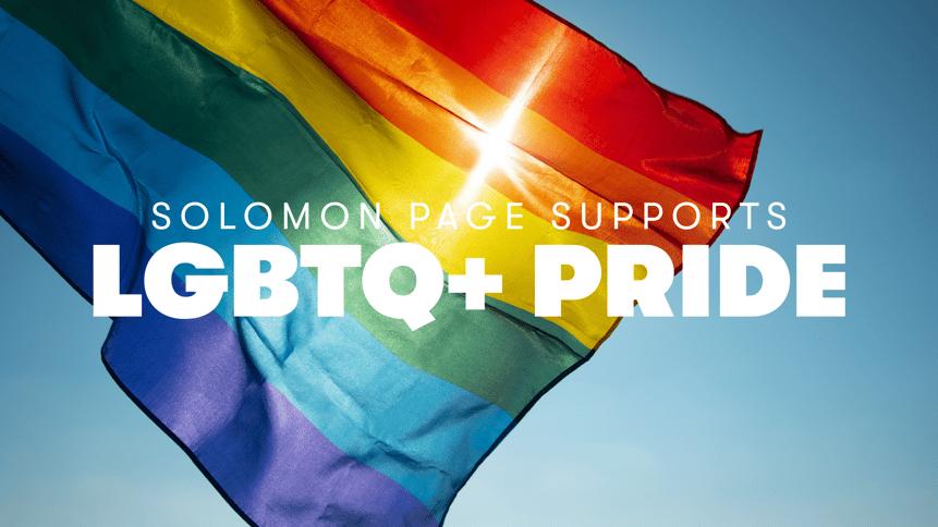 Solomon Page Supports LGBTQ+ Pride