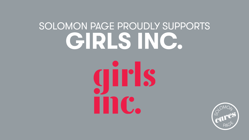 Solomon Page Proudly Supports Girls Inc.