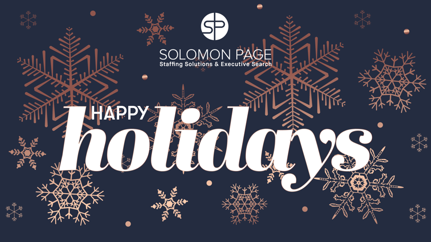 Solomon Page Happy holidays